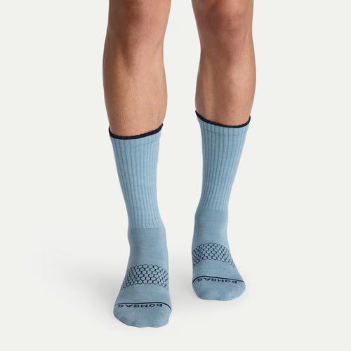 Men's Merino Wool Blend Calf Socks